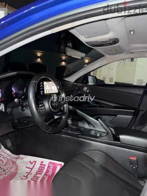 Hyundai Elantra 2021 Dark Blue Used for Sale - 8