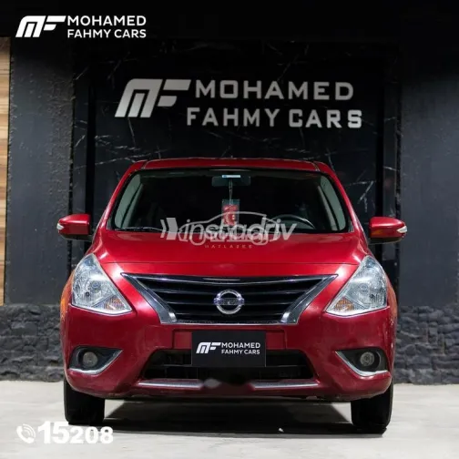 Nissan Sunny 2021 Dark Red Used for Sale - 1