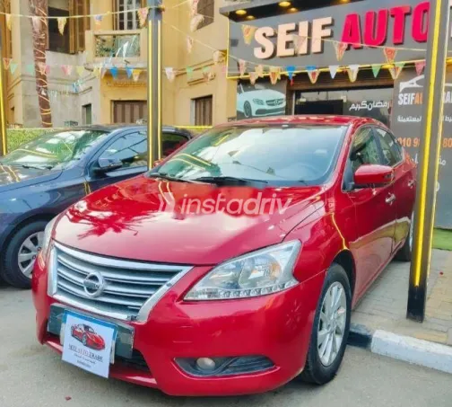 نيسان سنترا 2019 أحمر مستعملة للبيع - 4