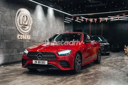 مرسيدس E 200 2023 أحمر مستعملة للبيع - 4
