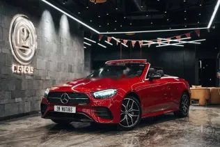 Mercedes E 200 2023 Red Used for Sale