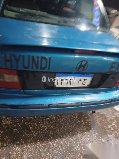 هيونداي اكسيل 1995 أخضر مستعملة للبيع - 3