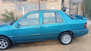 هيونداي اكسيل 1995 أخضر مستعملة للبيع