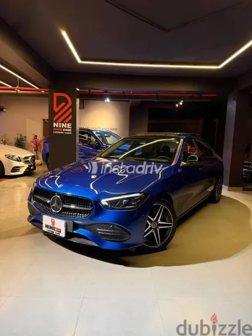 Mercedes C 200 2018 Dark Blue Used for Sale - 1