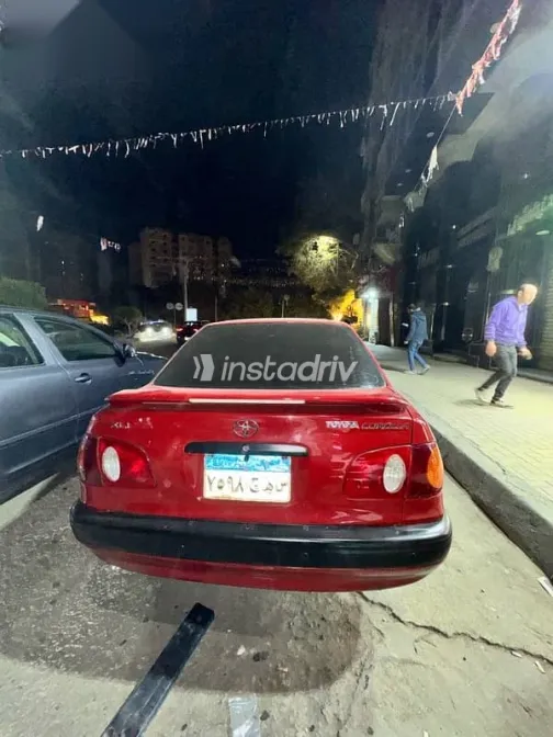 تويوتا كورولا 1999 أحمر مستعملة للبيع - 4