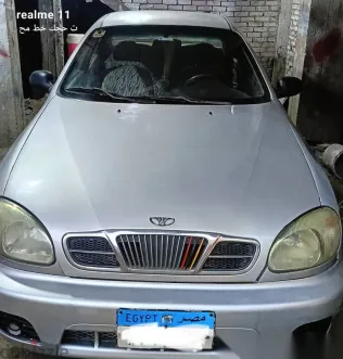 دايو لانوس 2003 فضي مستعملة للبيع