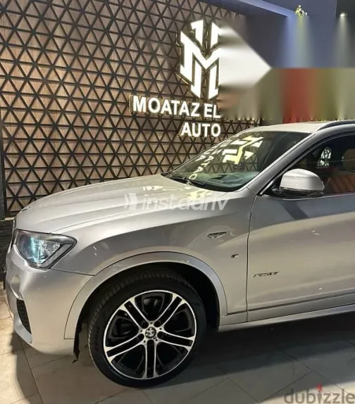 بي ام دبليو X4 2017 فضي مستعملة للبيع - 9