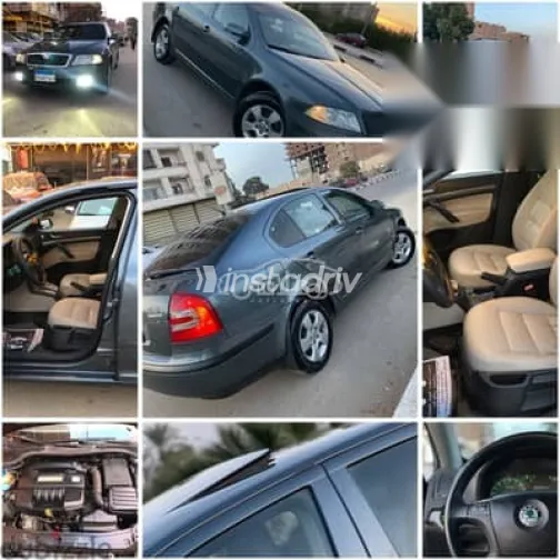 سكودا اوكتافيا 2007 رمادي مستعملة للبيع - 1