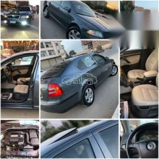سكودا اوكتافيا 2007 رمادي مستعملة للبيع