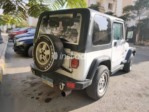 جيب رانجلر 1995 أبيض مستعملة للبيع - 1