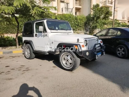 جيب رانجلر 1995 أبيض مستعملة للبيع - 4