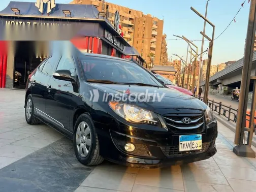 هيونداي إلنترا 2020 أسود مستعملة للبيع - 1