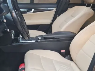 مرسيدس C 180 2013 أبيض مستعملة للبيع