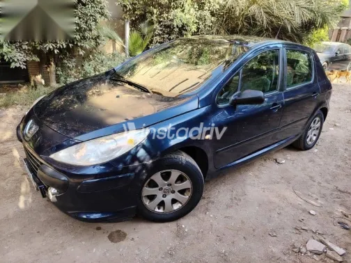 بيجو 307 2007 أزرق غامق مستعملة للبيع - 1