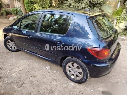 بيجو 307 2007 أزرق غامق مستعملة للبيع - 3