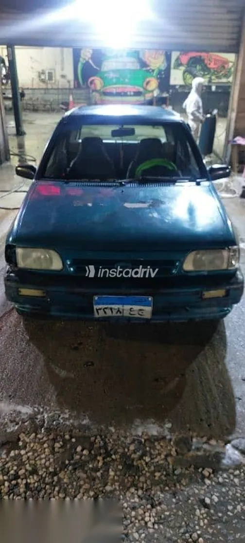 كيا برايد 1997 أزرق غامق مستعملة للبيع - 7