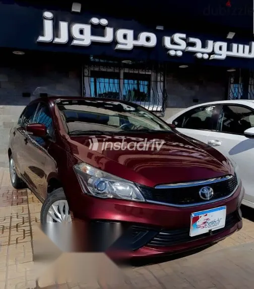 Toyota Belta 2022 Burgundy Used for Sale - 3