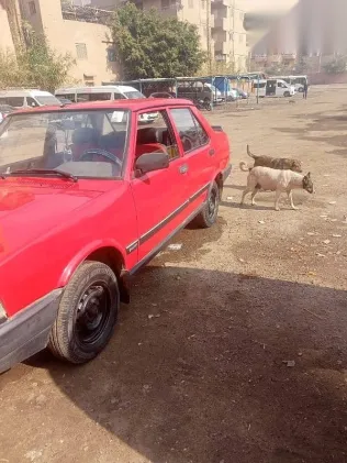 فيات دوجان 1995 أحمر مستعملة للبيع