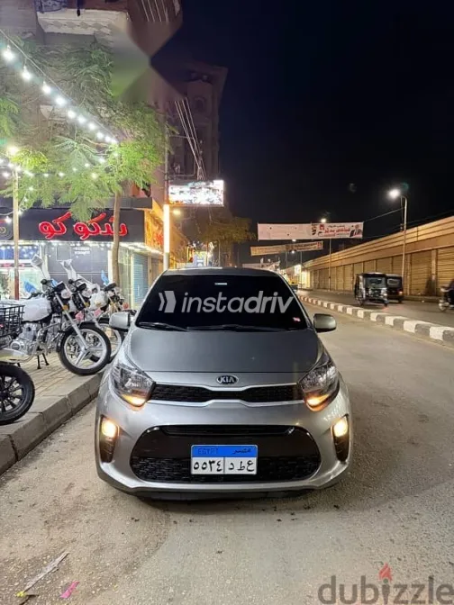 كيا بيكانتو 2020 رمادي مستعملة للبيع - 2