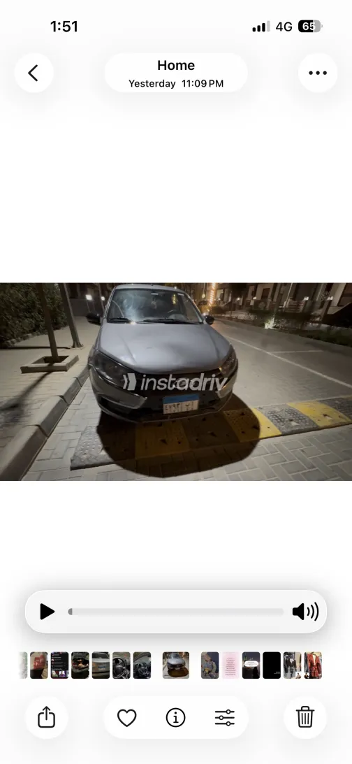 لادا جرانتا 2021 أبيض مستعملة للبيع - 2