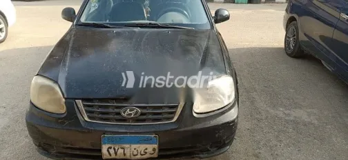 هيونداي فيرنا 2007 أسود مستعملة للبيع - 2