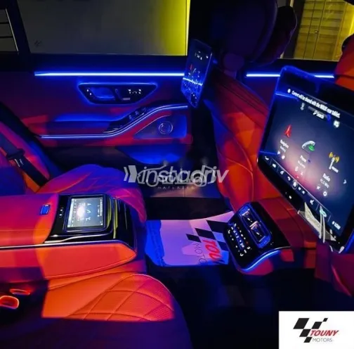 مرسيدس S 450 2022 أسود مستعملة للبيع - 4