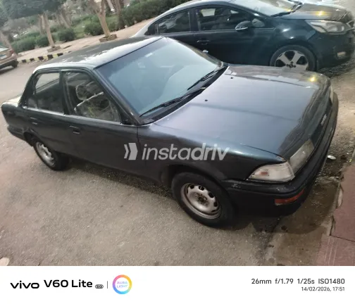 تويوتا كورولا 1989 أبيض مستعملة للبيع - 8