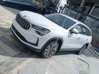 سكودا كودياك 2025 أبيض جديدة للبيع