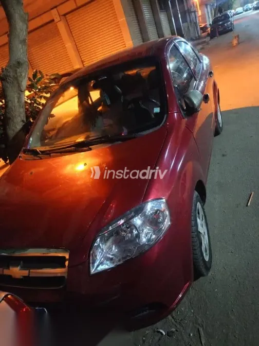 شيفروليه افيو 2008 أحمر مستعملة للبيع - 1