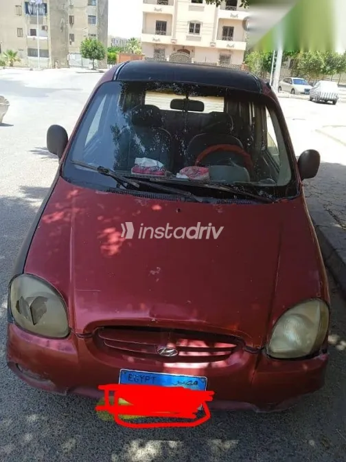 هيونداي اتوس 1998 أحمر مستعملة للبيع - 3