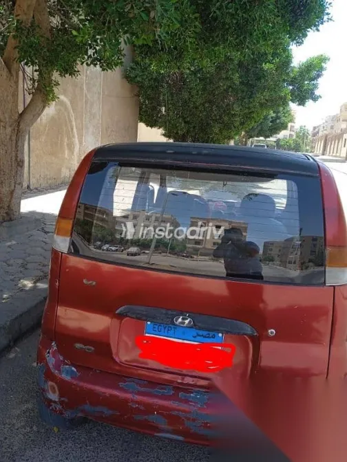 هيونداي اتوس 1998 أحمر مستعملة للبيع - 4