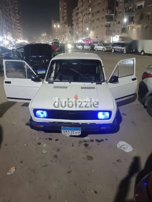 فيات 128 1988 أبيض مستعملة للبيع - 1