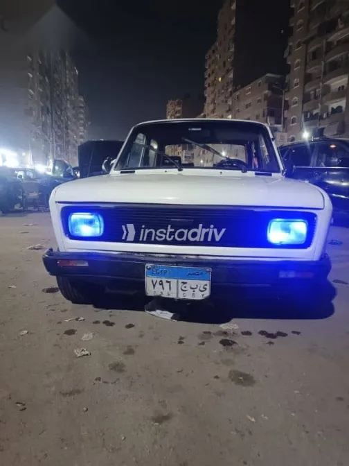 فيات 128 1988 أبيض مستعملة للبيع - 3