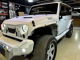 جيب رانجلر 2011 أبيض مستعملة للبيع