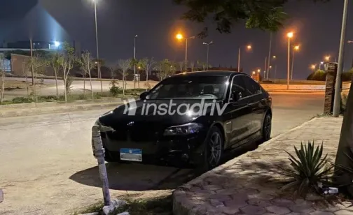 بي ام دبليو 520 2014 أسود مستعملة للبيع - 3