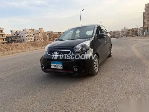 كيا بيكانتو 2015 أسود مستعملة للبيع - 5