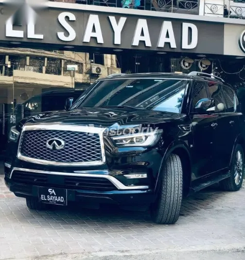 انفينيتي QX80 2018 أسود مستعملة للبيع - 1