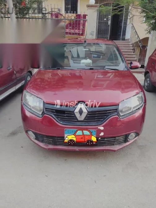 Renault Logan 2014 Burgundy Used for Sale - 1