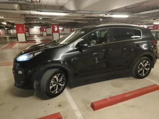 كيا سبورتاج 2021 أسود مستعملة للبيع