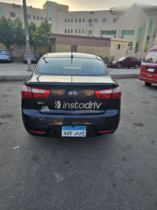 Kia Rio 2015 Dark Blue Used for Sale - 3