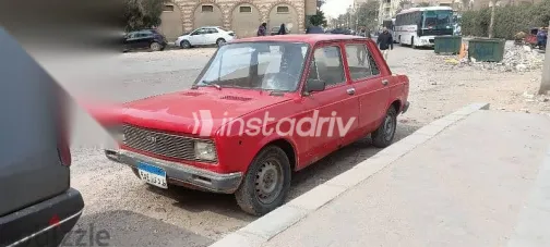فيات 128 1980 أحمر مستعملة للبيع - 2