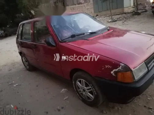 فيات اونو 1993 أحمر مستعملة للبيع - 6