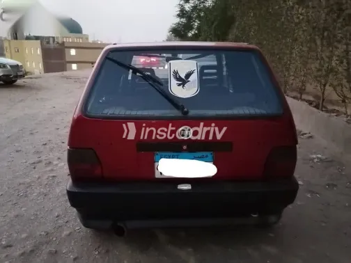فيات اونو 1993 أحمر مستعملة للبيع - 8
