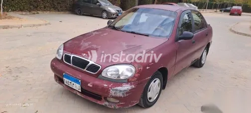 دايو لانوس 1998 أحمر مستعملة للبيع - 2