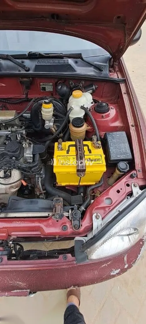 دايو لانوس 1998 أحمر مستعملة للبيع - 5