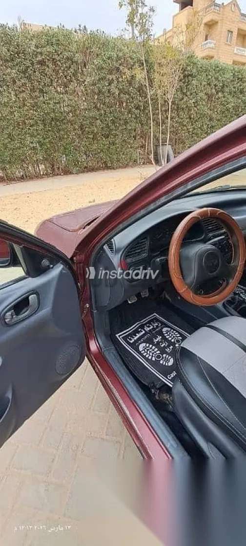 دايو لانوس 1998 أحمر مستعملة للبيع - 6