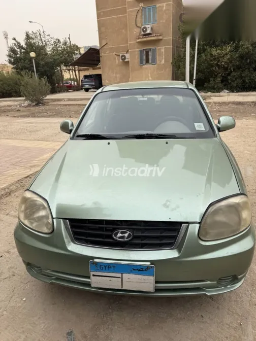 Hyundai Verna 2007 Green Used for Sale - 1