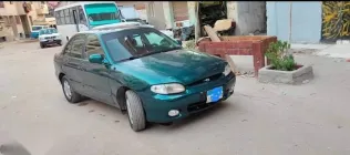 هيونداي اكسنت 1998 أخضر مستعملة للبيع