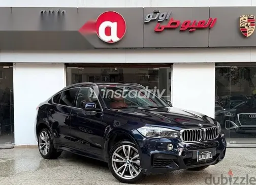 بي ام دبليو X6 2017 أزرق غامق مستعملة للبيع - 3