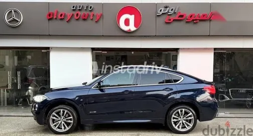 بي ام دبليو X6 2017 أزرق غامق مستعملة للبيع - 5